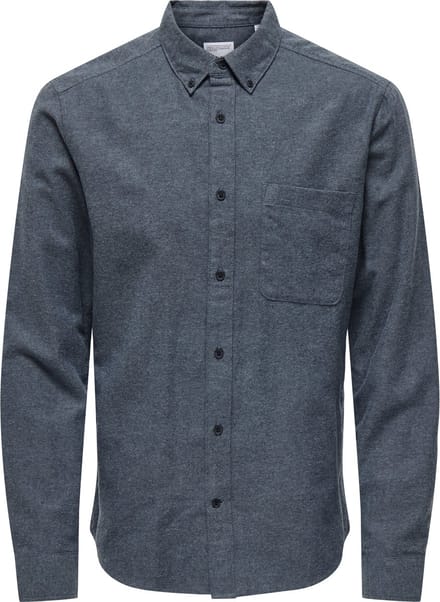 ONLY&SONS - ONSGUDMUND SLIM 1-PKT SOLID SHIRT NOOS - Heren - Overhemden