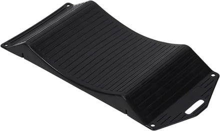 Parkeerblok - Wielstop - Voertuig Stabiliseren - Antislip Rubber - 48 cm - Zwart