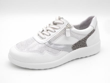 Sens Dames Sneaker - 1420-13103-004 Wit/Combi - Wijdte K - Maat 39