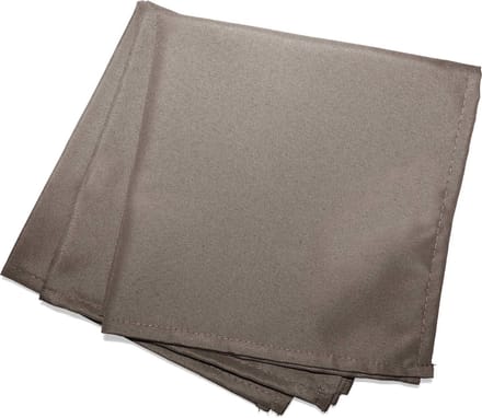 Servetten Essentiel 40x40cm taupe 3 stuks polyester