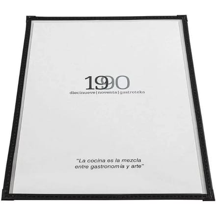 A4 lijst menu besparing collectie Lacor
