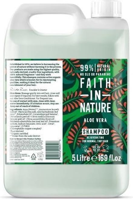Faith in Nature Aloe Vera Shampoo - 5L