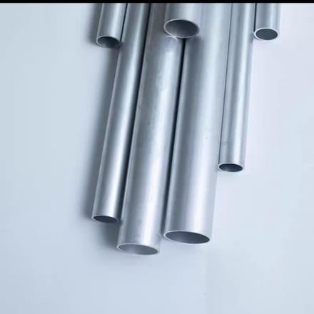 Aluminium Buis - Ronde Pijp - Bouw Projecten - Naadloze Constructie - 500mm Lengte - Zilver