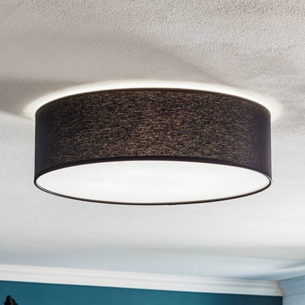 TK Lighting Plafondlamp Rondo, donkergrijs Ø 45 cm