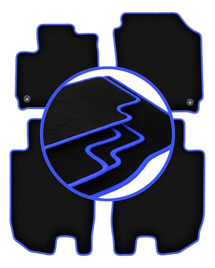 CARLUX-BLUE automatten voor: Honda HR-V III crossover (2018-)