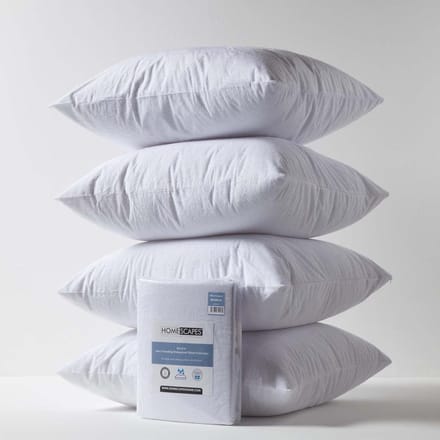 Set van 4 waterdichte kussenbeschermers - 65 x 65 cm, ademend en hypoallergeen