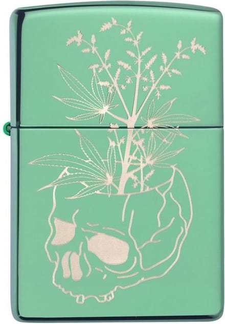 Aansteker Zippo Botanic Skull