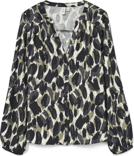 VERO MODA - VMFANINI L/S SHIRT WVN BTQ GA - Dames - Blouses