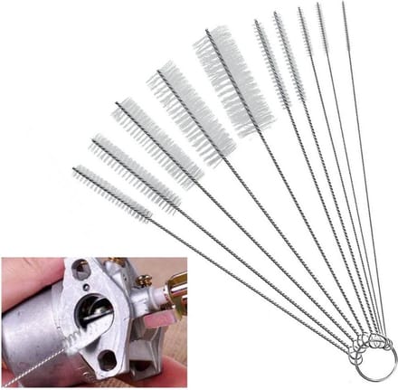 Mini borstels 10 stuks / Reinigingsborstels voor oa carburateurs / HaverCo