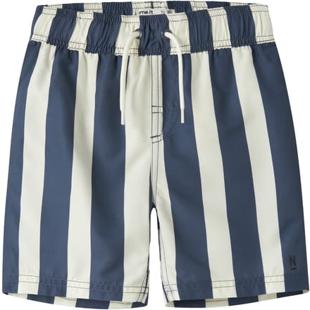 Name It Jongens Zwemshorts NKMZABA Blauw/Wit Gestreept - Maat 146