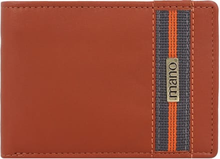 mano Don Leonardo Portemonnee RFID Leer 12 cm - Jongens - Horizontaal - cognac