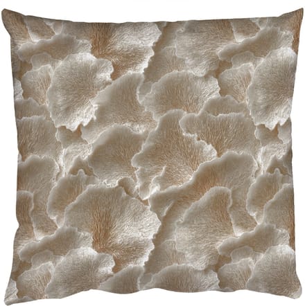 Sierkussens - Kussentjes Woonkamer - 40x40 cm - Waaierstructuren - Beige - Vezeltextuur