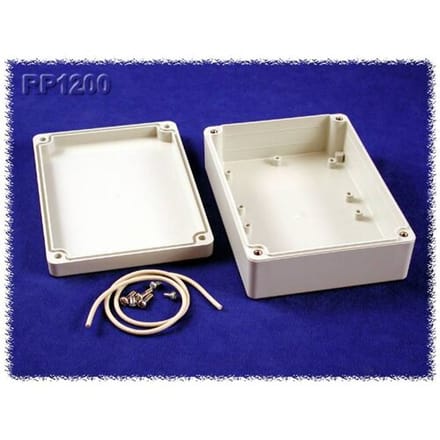 Hammond Electronics RP1200 Universele behuizing 145 x 105 x 40 Polycarbonaat Grijs 1 stuk(s)