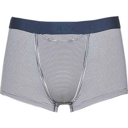 HOM - Simon Boxer Briefs HO1 (1-pack) - Heren Boxer met horizontale gulp - Navy/Wit gestreept - Maat S