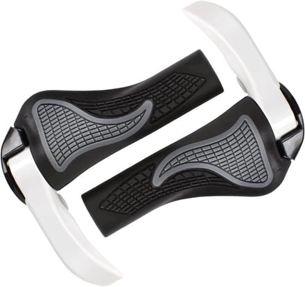 Ergonomische Fietsstuurgrepen 22,2 mm met Hoorns en Lock-On Systeem