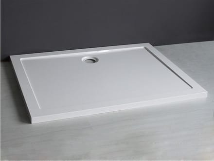 Douchebak Wiesbaden Laag Rechthoek 120x90x4cm SMC Wit