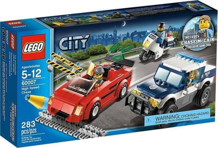 LEGO City High Speed Chase, Bouwpakket, 5 jaar, 284 stuk(s)