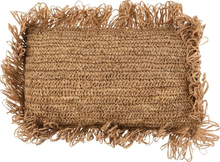 J-Line kussen Rechthoekig - jute - naturel