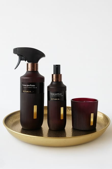 Rituals - Ayurveda - Luxury Set - Huisparfum 400 ml + Kaars 290 gram + Huisparfum 200 ml