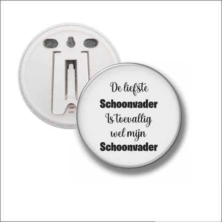 Button Met Clip 58 MM - De Liefste Schoonvader Is Toevalig Wel Mijn Schoonvader