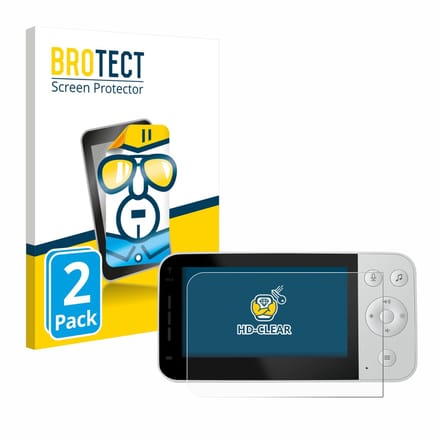 BROTECT - Screenprotector voor Philips Avent Connected SCD923 - Folie Beschermfolie transparant 2 Stuks