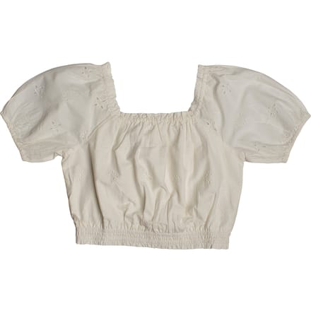 Korte blouse met ruches 601092 voor meisjes