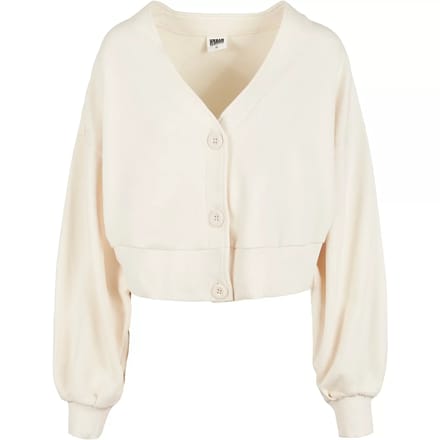 Urban Classics - Organic Oversized Short Terry Cardigan - L - Beige