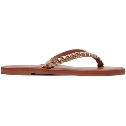 Roxy Livia Dames Slippers - Brons - Maat 41