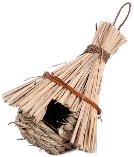 Dailygoody - Kolibrie huizen - Hand geweven stro - Vogelhuis voor