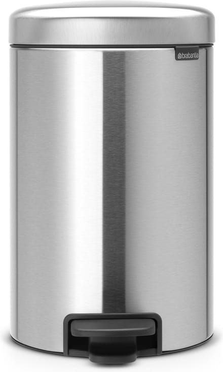 Brabantia NewIcon Prullenbak - 12 liter - Matt Steel