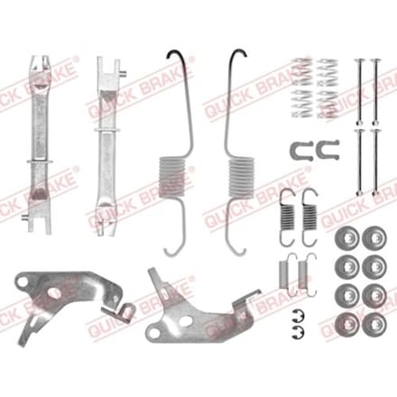Toebehorenset, remschoenen QUICK BRAKE 105-0003S