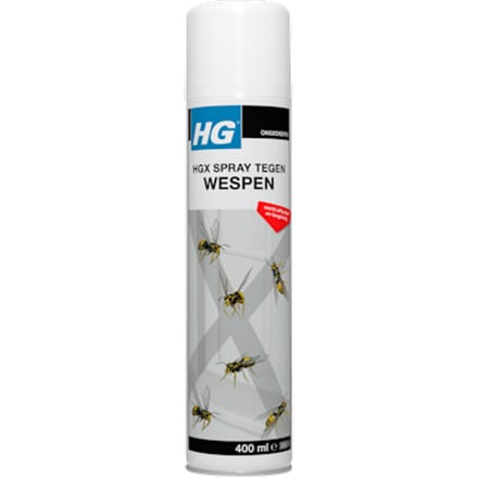 HG X - Spray Tegen Wespen - Effectief & Langdurig - 400 ml - 1 stuk