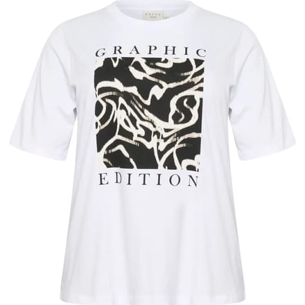 Dames-T-shirt KAFFE Curve KCViola