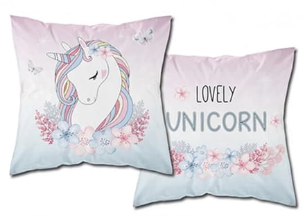 Unicorn sierkussenhoes met Glow in the dark effect