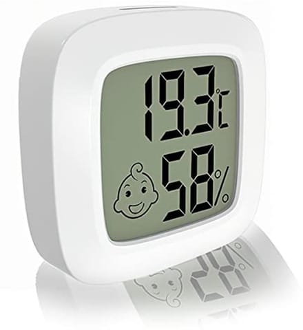 Digitale mini-thermometer met hygrometer voor binnen - Temperatuur en luchtvochtigheid meten