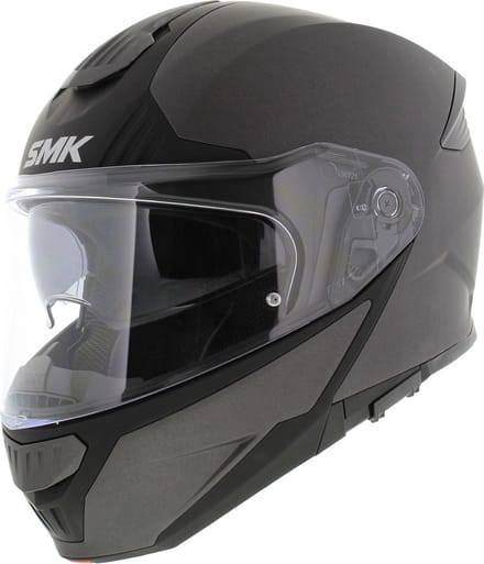 SMK Gullwing Mat Grijs Systeemhelm - Maat S - Helm