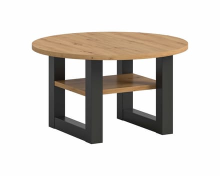 Seattle salontafel rond Artisan NB grijs NB - 75x75x42cm