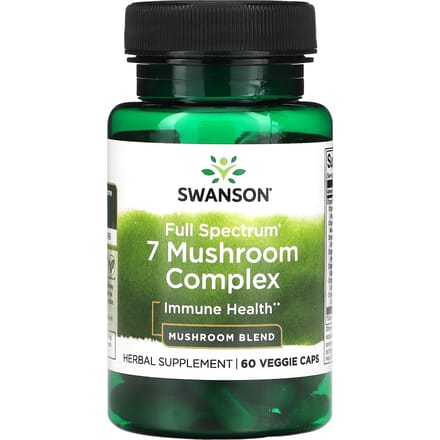 Volledig Spectrum 7-Paddenstoelencomplex, 60 Veggie Capsules
