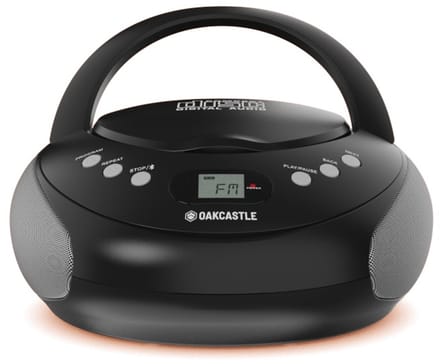 Oakcastle CD250 Draagbare CD Boombox - Bluetooth - FM-radio - Zwart