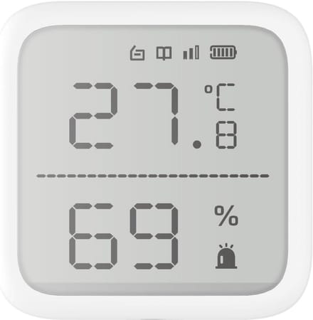 Draadloze temperatuur- en vochtigheidssensor voor draadloos alarmsysteem