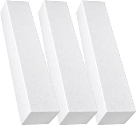 Piepschuim vormen - baksteen - 3x - 50 x 10 x 10 cm - styropor hobby / DIY vorm - basis knutselfiguren