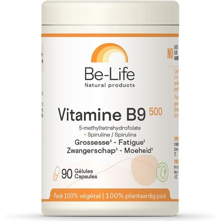 Be-Life Vitamine B9 500 90 Capsules