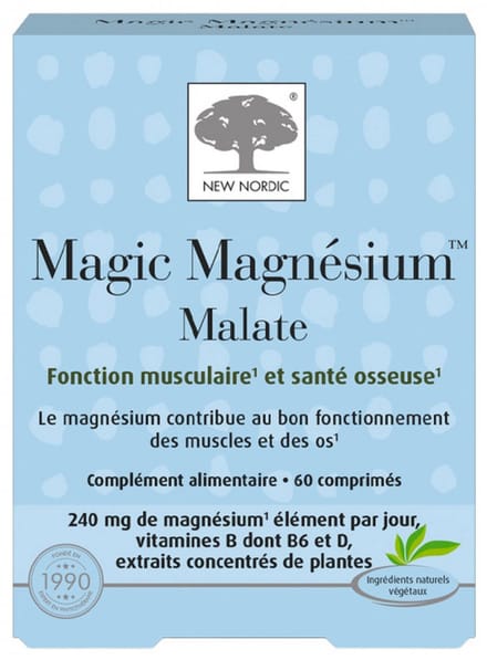New Nordic Magic Magnesium Malaat 60 tabletten