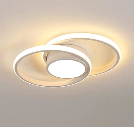Goeco Plafondlamp - 40cm - Medium - 42W - LED - Ronde - 4800lm - 3000K - Warm Licht