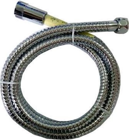 Baseline Doucheslang Baseline - Anti-torsie - Universeel - Chroom - 150cm