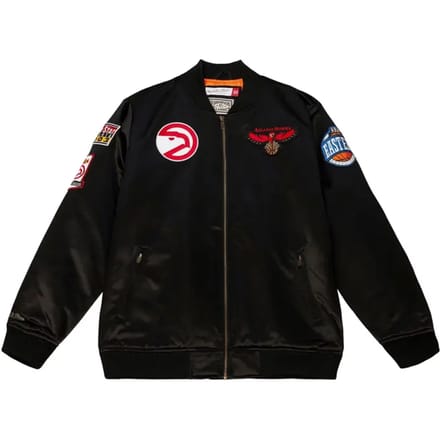 Satijnen bomberjack Mitchell & Ness Flight Atlanta Hawks