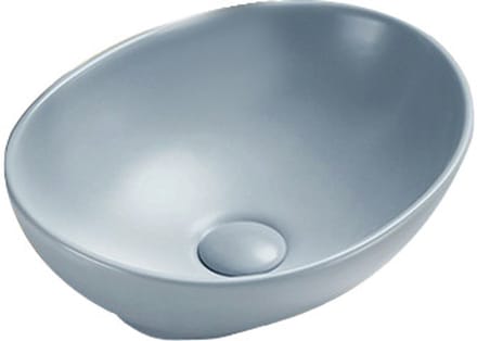 Mexen Elza opbouwkom 40 x 33 cm, grijs-blauw mat - 21014069
