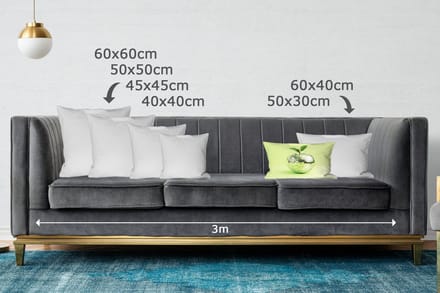 Sierkussens - Kussentjes Woonkamer - 50x30 cm - Groen - Disco - Decoratie - Appel