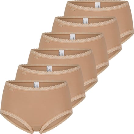 sloggi Dames midi slip 6 pack 24/7 Cotton Lace