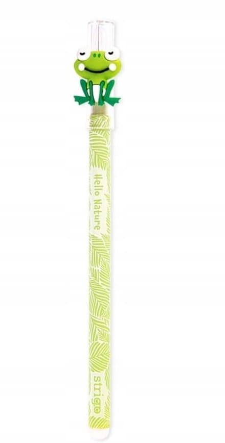 Strigo Nature Uitwisbare Pen - Blauw, 0.5mm
